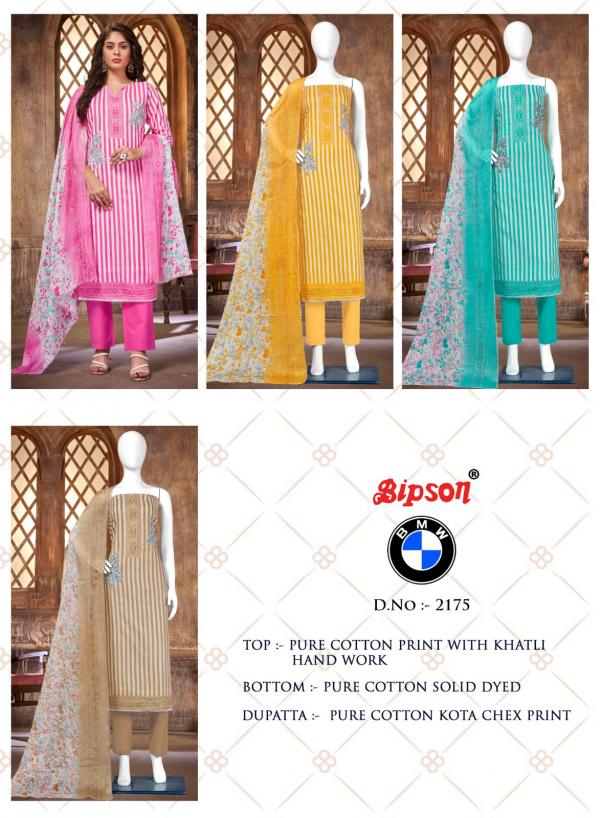 Bipson Bmw 2175 Printed Cotton Dress Material Collection